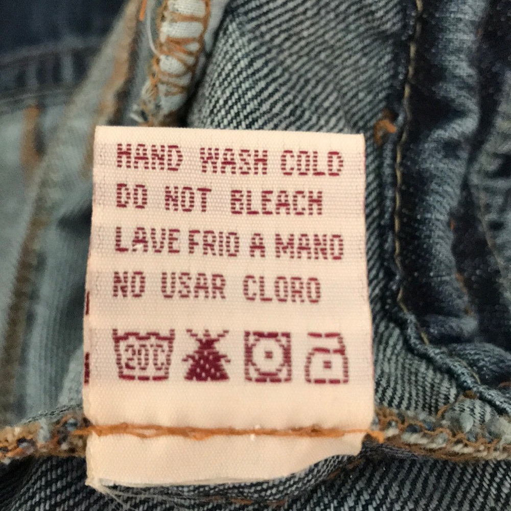 Distressed denim jacket-large - Picture 7 of 7